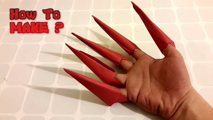 How to make paper CLAWS (so easy)