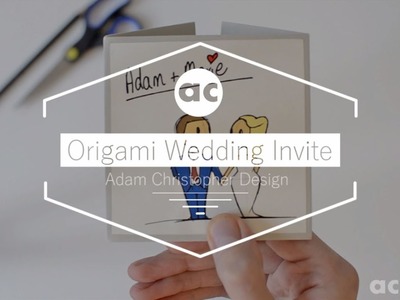 Origami Wedding Invite Fold