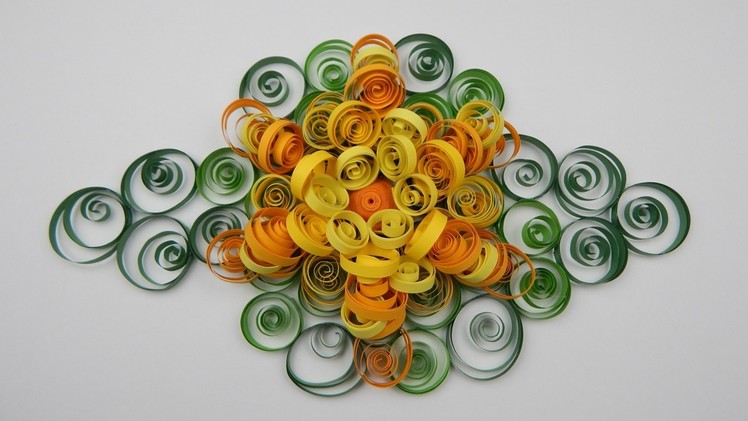 Quilling chrysanthemum flower DIY papercraft flower decoration