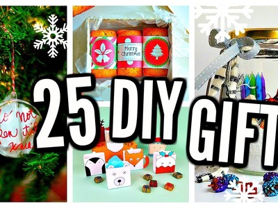 25 DIY Christmas Gifts 2016! Cheap & Easy Presents!
