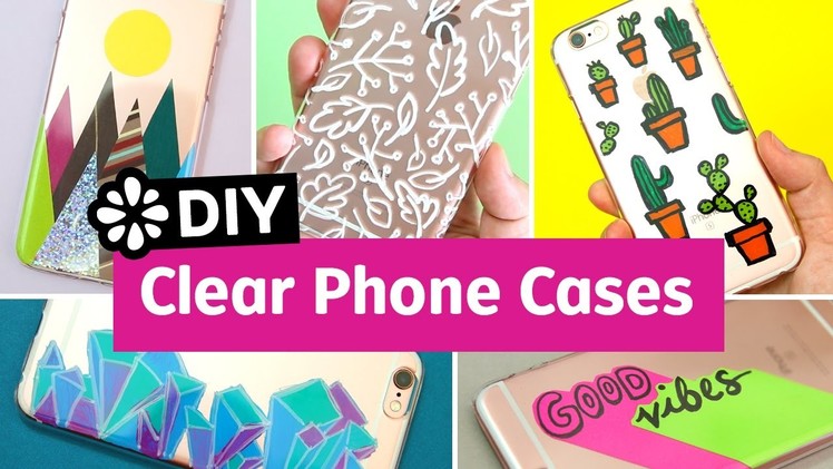 5 Cool Clear DIY Phone Cases | Sea Lemon