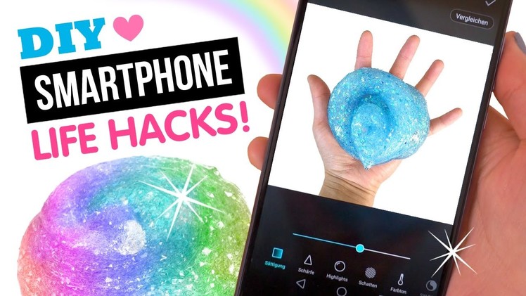 8 SLIME Photography Hacks Using The SPARKLIEST DIY Slime Ever Made!!!