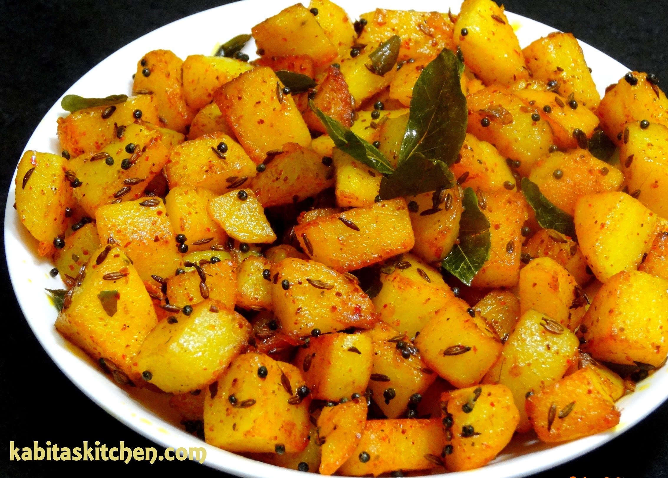 Aloo Fry Recipe-Simple Potato Fry for Lunch box-Easy and Quick Potato ...
