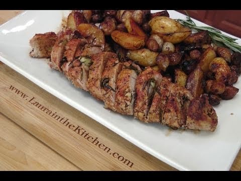 Balsamic Rosemary Pork Tenderloin Recipe - by Laura Vitale - Laura in the Kitchen Episode 116
