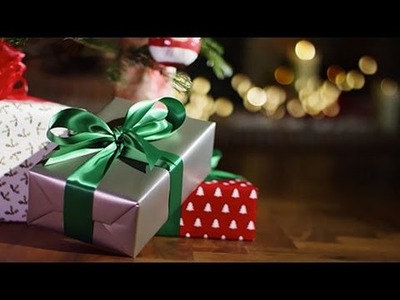 Christmas Gift Wrapping | Tying a Ribbon Bow | Waitrose