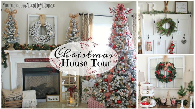 CHRISTMAS HOUSE TOUR 2016 | Farmhouse Decor on a Budget!