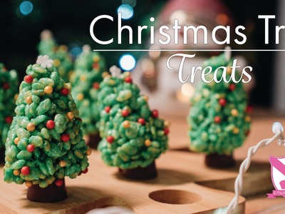 Christmas Tree Marshmallow Treats - In The Kitchen With Kate