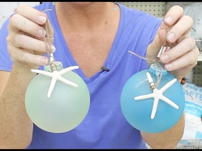 Crankin' Out Crafts -ep 445 Nautical Ornament with Sea Glass Spray