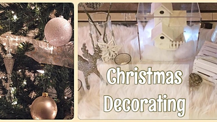 Decorate with me: Christmas Tree Decor & Table Display