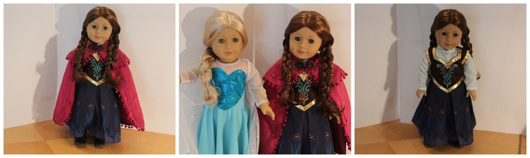 Disney Frozen Anna Costume Opening for American Girl Dolls!