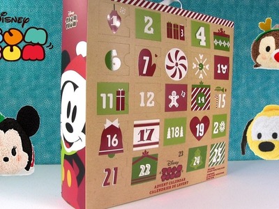 Disney Tsum Tsum Exclusive Plush Advent Calendar Unboxing Opening Toy Review | PSToyReviews