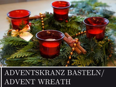 DIY Adventskranz. Advent wreath