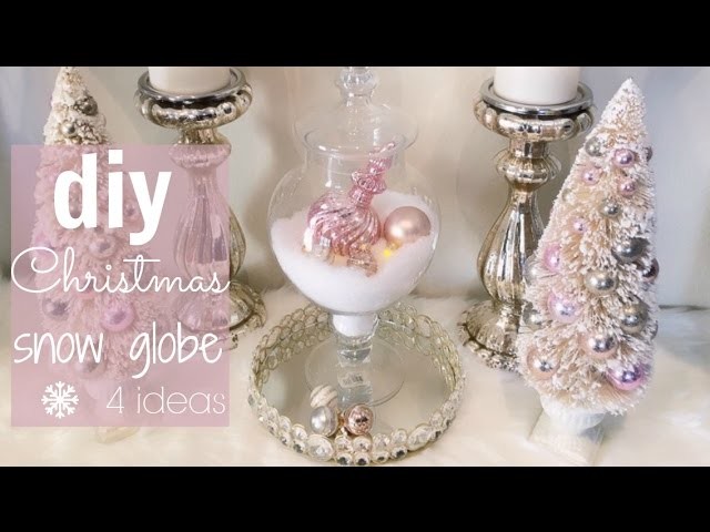 DIY Christmas Snow Globe Terrariums - christymel