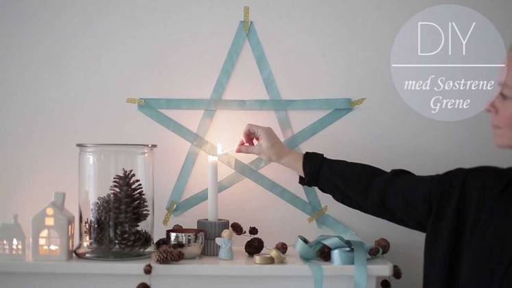 DIY: Christmas star decoration by Søstrene Grene