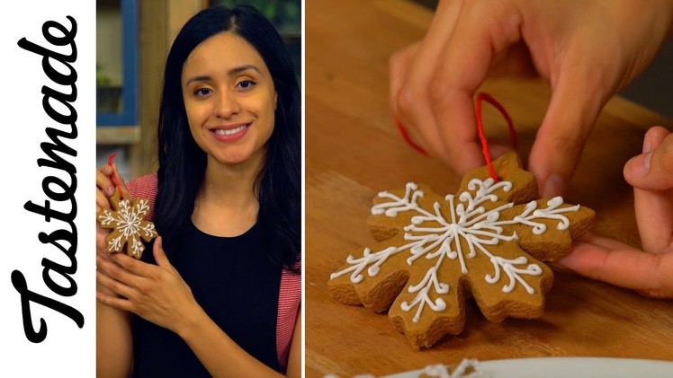 DIY Gingerbread Cookie Ornaments l The Tastemakers-Jessica Vargas