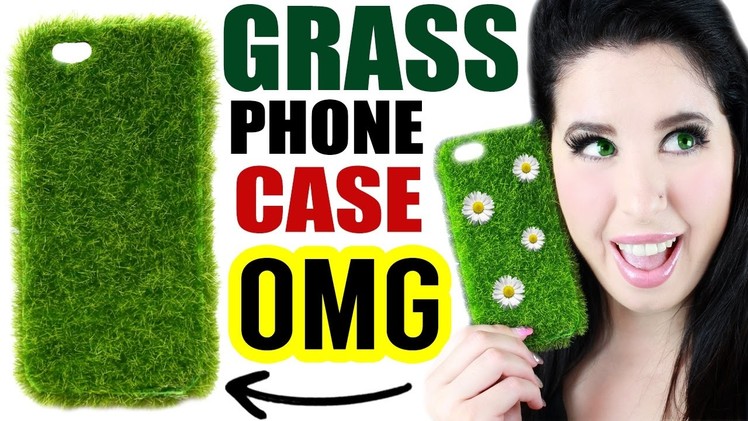 DIY Grass Phone Case! | Phone Case That Looks And Feels Just Like Your Yard! | Weird iPhone Cases!