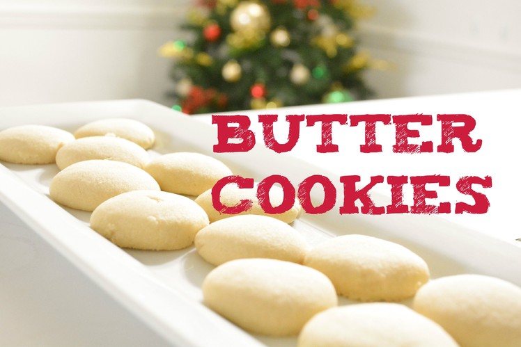 Eggless Butter Cookies Recipe