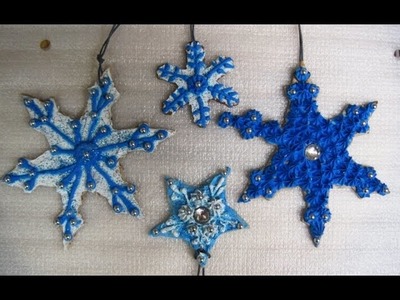 Faux Snowflake Cookie Ornaments ~ Featuring Miriam Joy