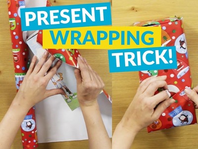 Gift Wrapping Hack With One Piece of Tape!