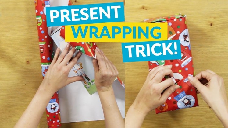 Gift Wrapping Hack With One Piece of Tape!
