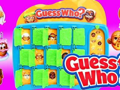 GUESS WHO Game Challenge Kids Toy & Surprise Stocking with Ornaments Num Noms