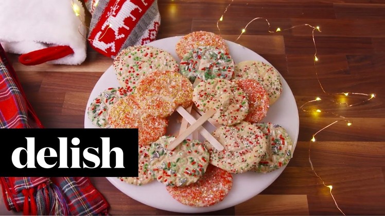 Holiday Cookie Pops | Delish