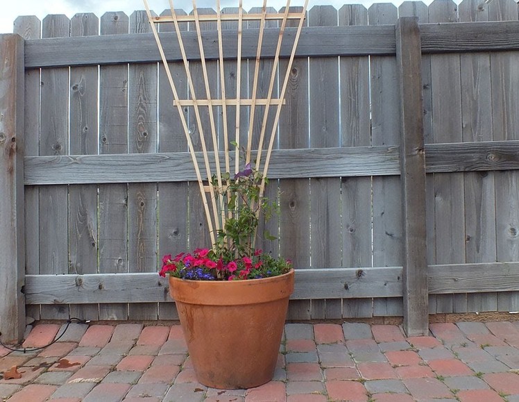 How to Build a Trellis From 2 Fence Boards