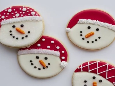 How to Decorate Snowman Cookies