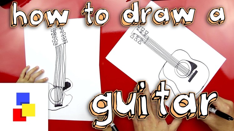 How To Draw A Guitar