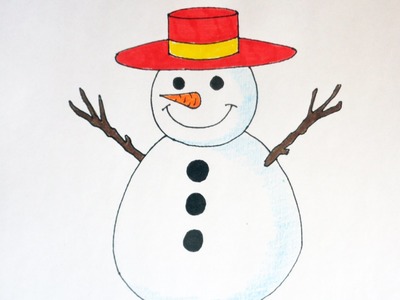 How to draw a Snowman, Christmas stuff, pictures