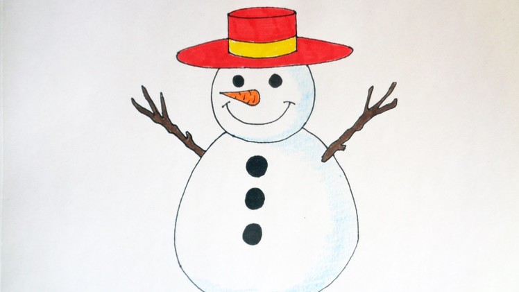 How to draw a Snowman, Christmas stuff, pictures