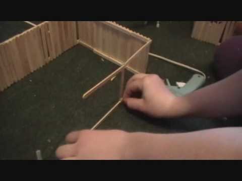 How to make a Breyer barn out of popsicle sticks *part 2*