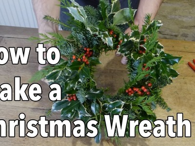 How to Make a Christmas Holiday Wreath