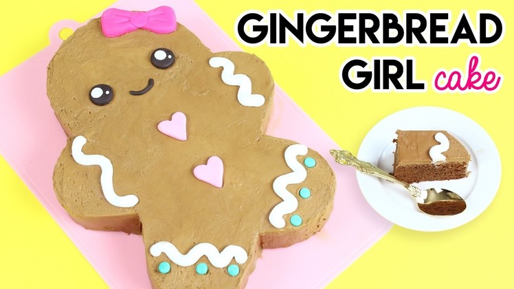 How to Make a Gingerbread Girl Cake!