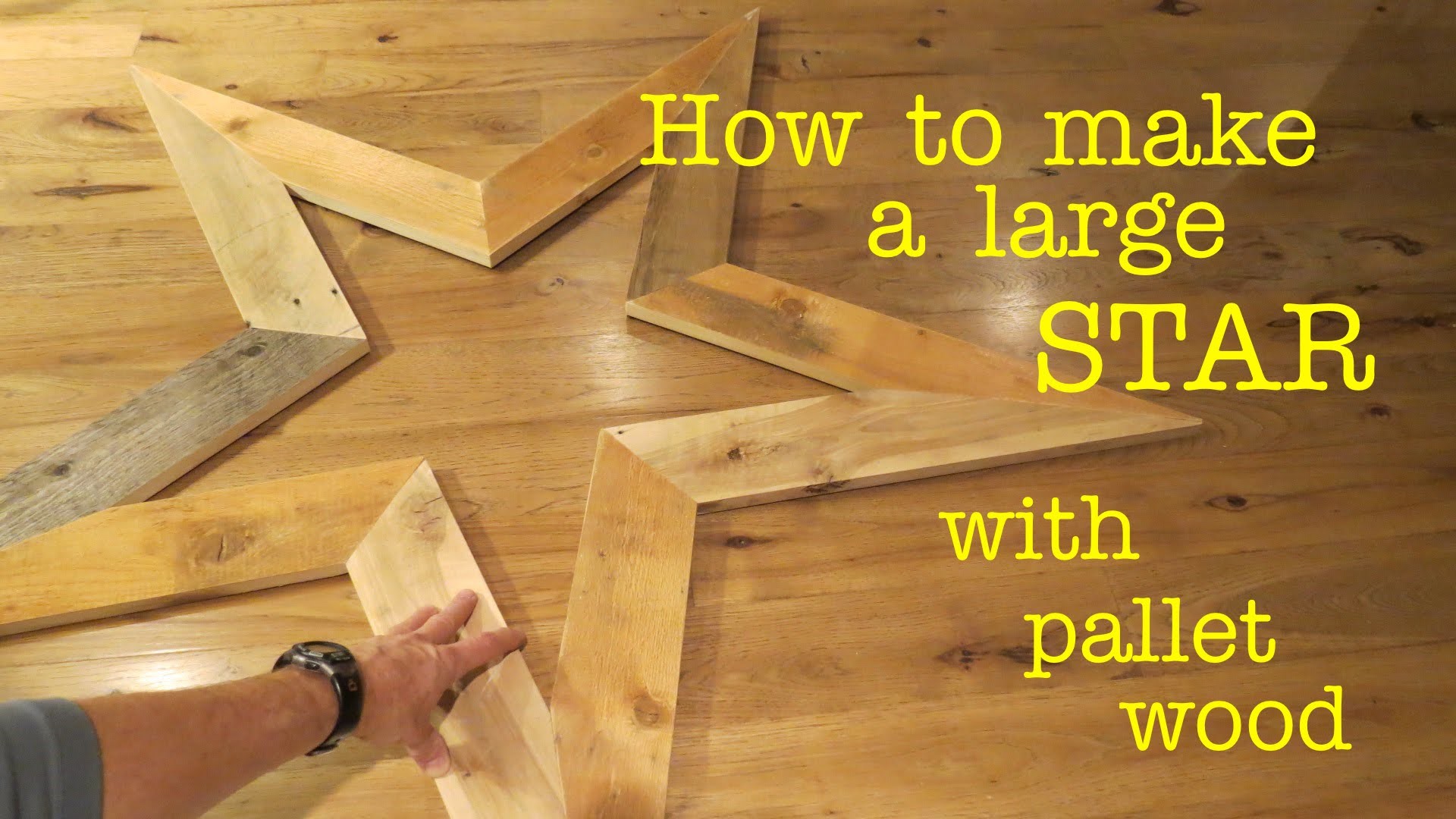Pallet Wood Star Template