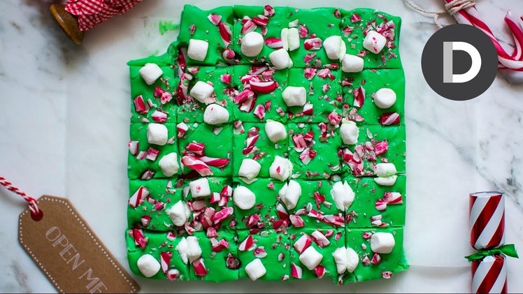 How to make.  Candy Cane Christmas Fudge!
