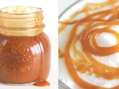 How to Make Caramel Sauce for Drink 카라멜소스 만들기 - 한글자막