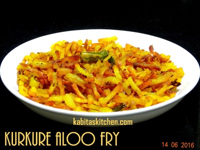 Kurkure Aloo Fry Recipe-Crispy Potato Fry-Quick and Easy Aloo Fry-Simple Aloo Fry Recipe
