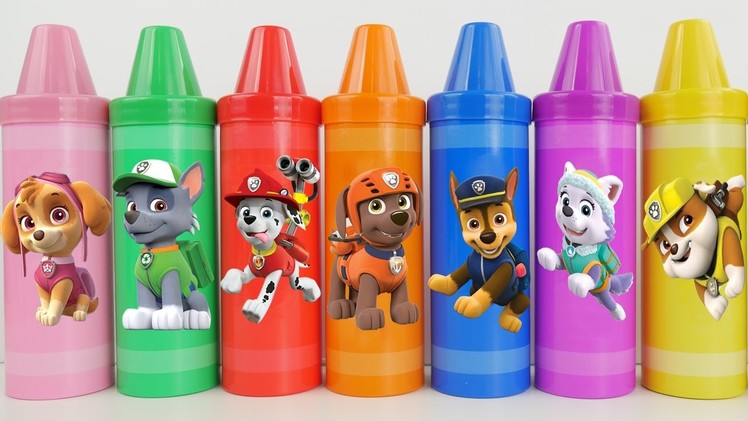 Learn Colours with Paw Patrol Surprises And Toys Learn Colors with Crayons Sorting Surprises