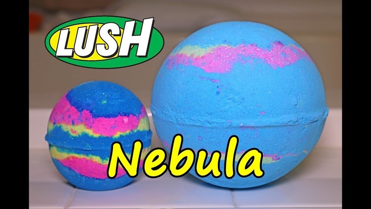 Lush - Nebula MONDO Bath Bomb - DEMO - Underwater View - Review Intergalactic HUGE!!