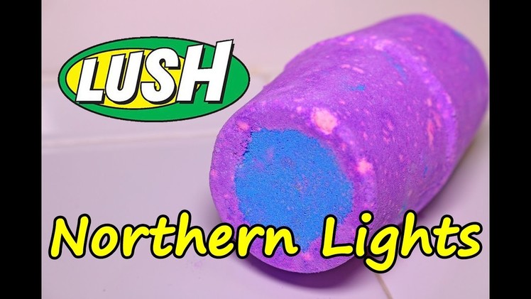 LUSH - NORTHERN LIGHTS Bath Bomb - DEMO - Underwater View - Review Christmas 2016 Version