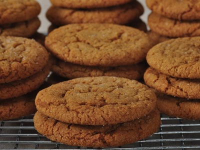 Molasses Cookies Recipe Demonstration - Joyofbaking.com