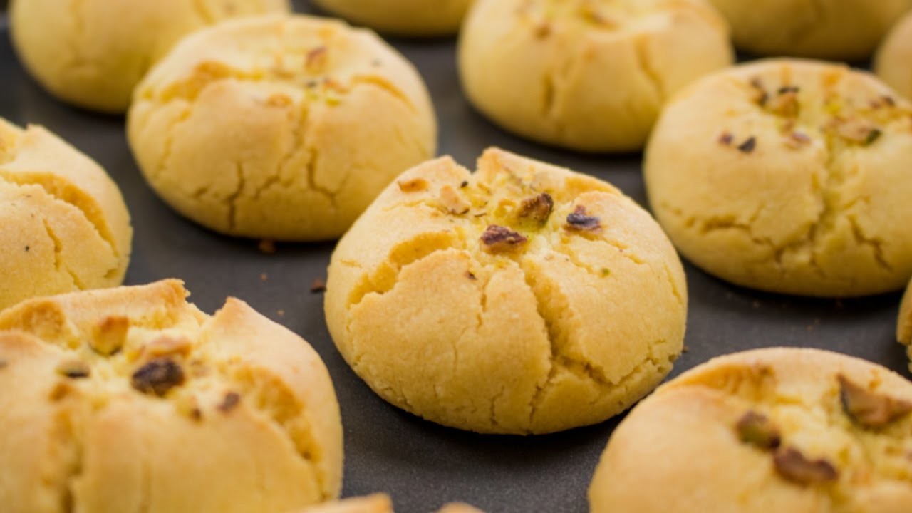 Nankhatai Recipe - Easy Eggless Nan khatai Biscuit, Indian Cookies