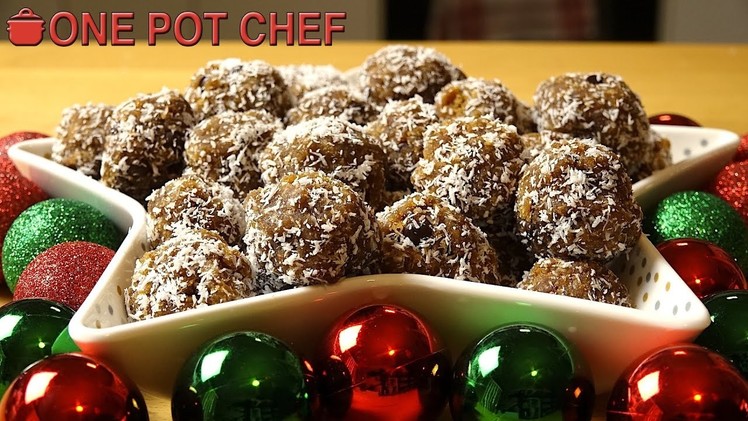 No Bake Gingerbread Truffle Balls | One Pot Chef