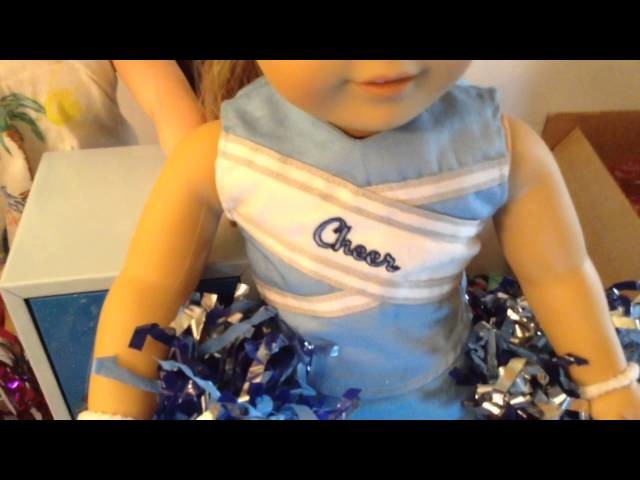 Opening a cheerleading outfit for my American Girl Doll off of Ebay