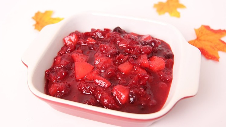Pear Cranberry Sauce Recipe - Laura Vitale - Laura in the Kitchen Episode 481
