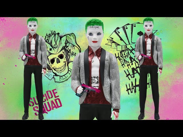 Play Doh  JOKER  "Suicide Squad" Inspired Costume Ken Doll