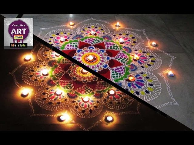 Rangoli for special occasion  | diwali special | Art with Creativity