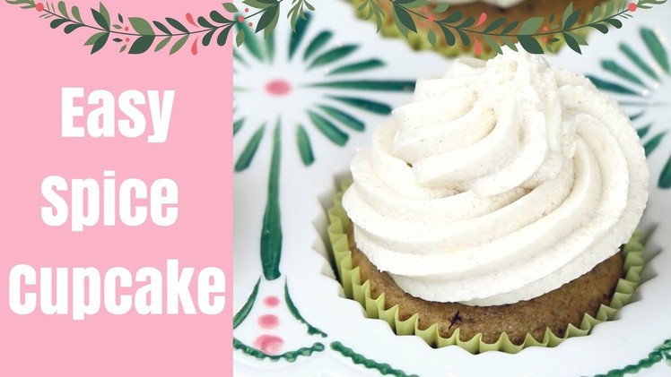 Spice Cupcake & Cream Cheese Frosting - Gluten and Dairy Free Recipe!