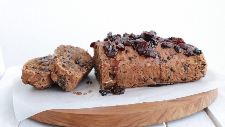 SPICED CHRISTMAS FRUIT LOAF RECIPE | Vegan, Oil Free & Delicious